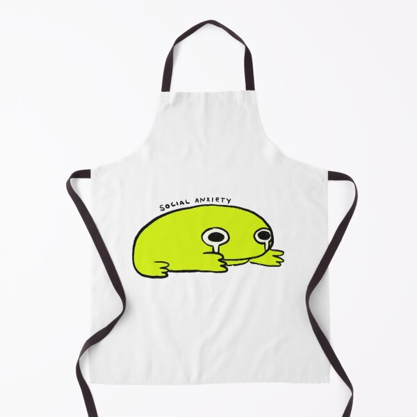 Item preview, Social Anxiety | Bright Green Frog  designed and sold by iristocat.