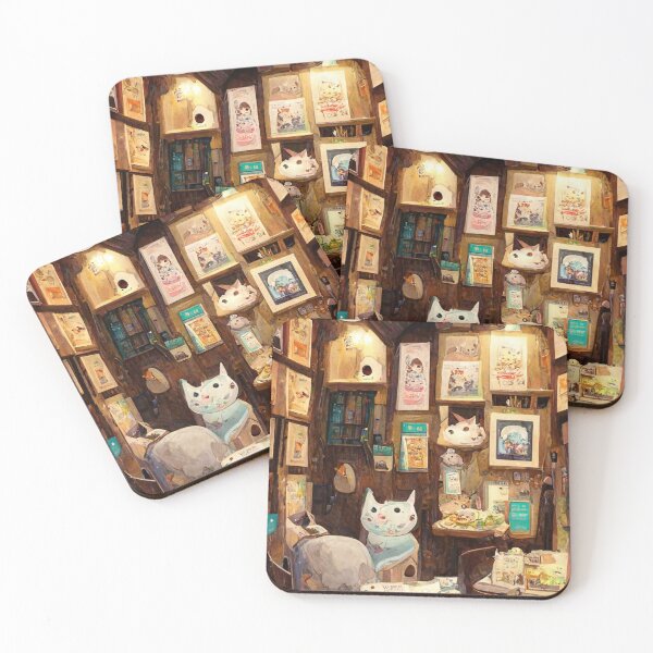 Item preview, Cozy Cat Cafe designed and sold by rudekitten.