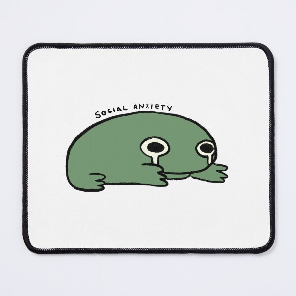 Item preview, Social Anxiety | Fern Green Frog  designed and sold by iristocat.