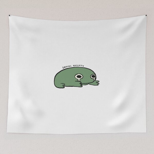 Item preview, Social Anxiety | Fern Green Frog  designed and sold by iristocat.