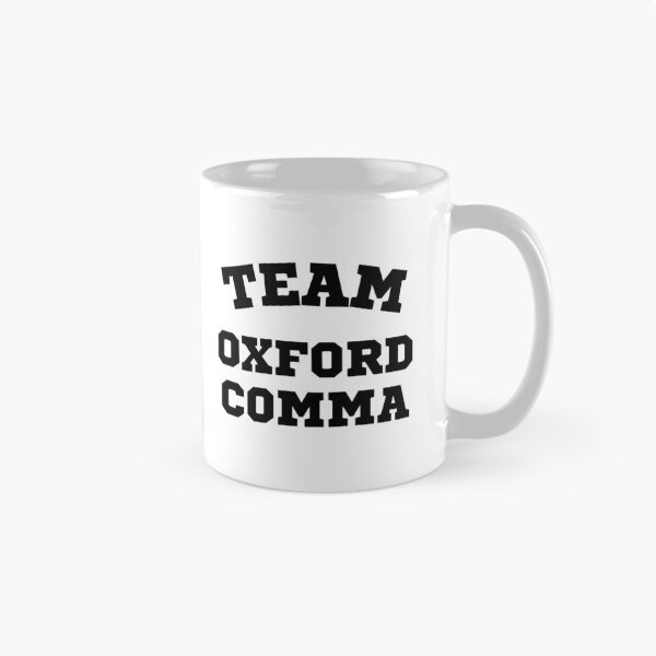 Artikelvorschau, Team Oxford Comma - Lustiges Geschenk zum Schulanfang, Geschenk für Englischlehrer entworfen und verkauft von Sophie’s Tees.