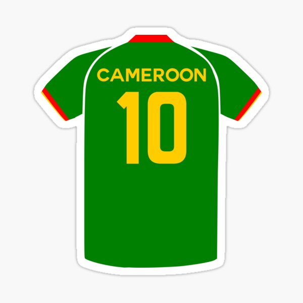 World Cup 2022 Jersey Cameroon Sticker For Sale By MKSGraphix   St,small,507x507 Pad,600x600,f8f8f8 