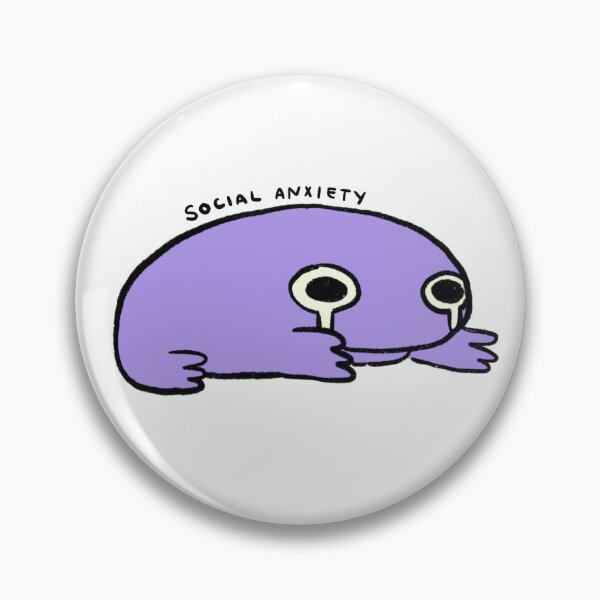 Item preview, Social Anxiety | Amethyst Purple Frog  designed and sold by iristocat.