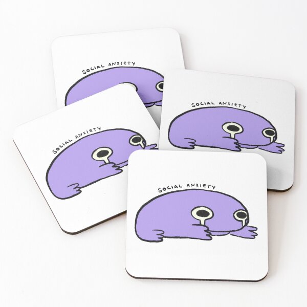 Item preview, Social Anxiety | Amethyst Purple Frog  designed and sold by iristocat.
