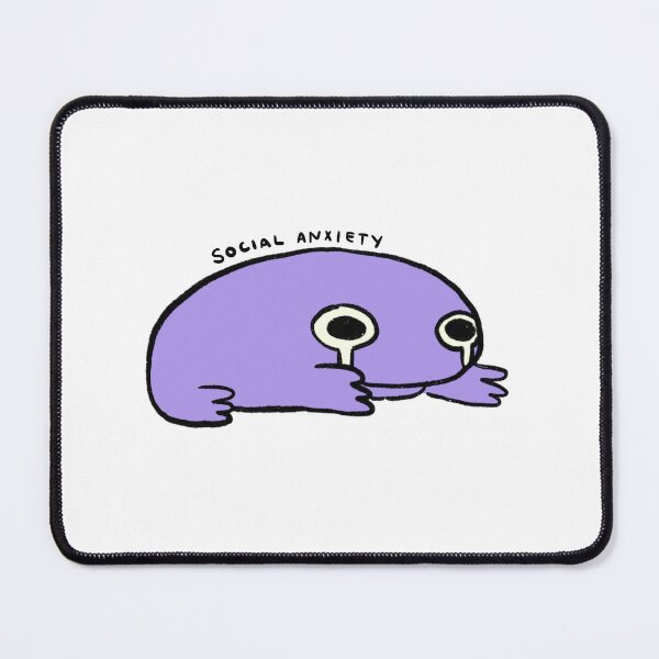 Item preview, Social Anxiety | Amethyst Purple Frog  designed and sold by iristocat.