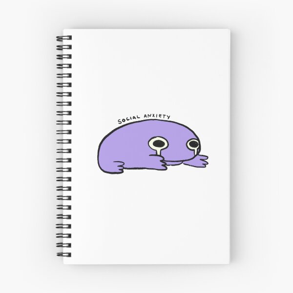 Item preview, Social Anxiety | Amethyst Purple Frog  designed and sold by iristocat.