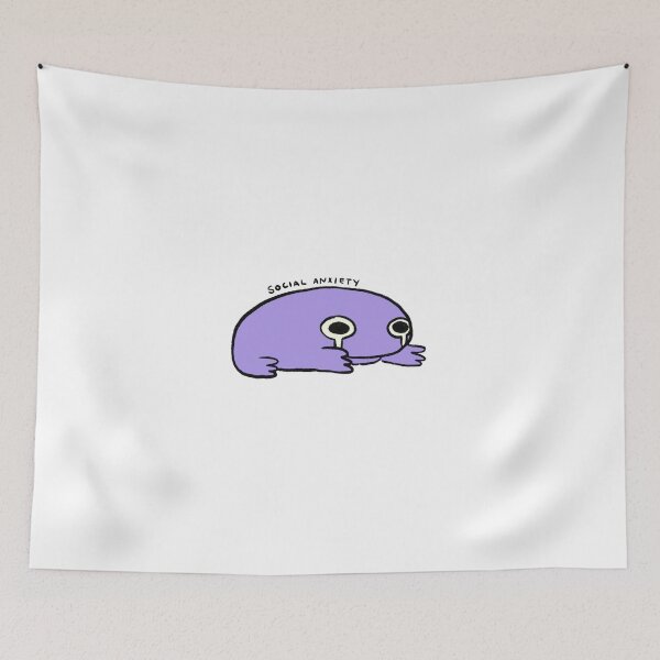 Item preview, Social Anxiety | Amethyst Purple Frog  designed and sold by iristocat.
