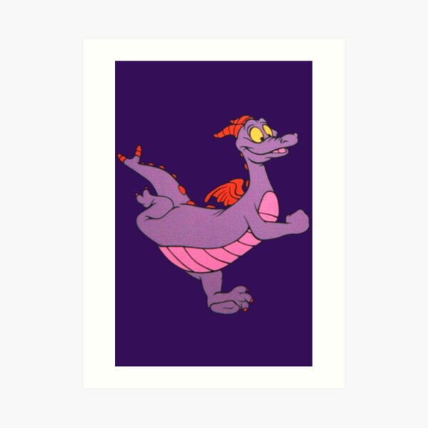 Happy Running Figment Art Print