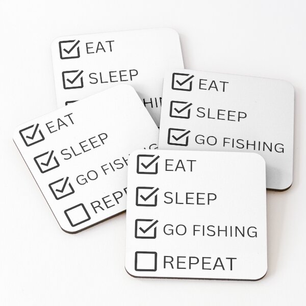 Item preview, Eat, sleep, go fishing, repeat | I love fishing | Fishing lover designed and sold by BlessedConcepts.