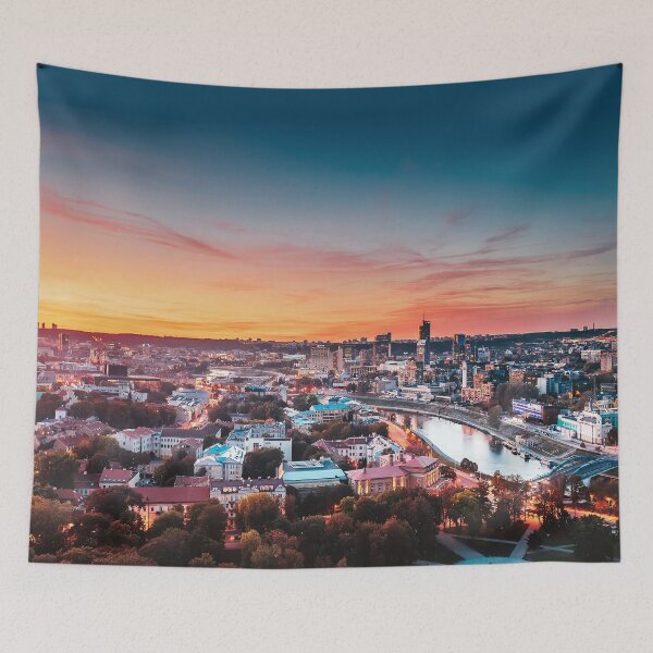 Item preview, Vilnius Cityscape designed and sold by scenerymerch.