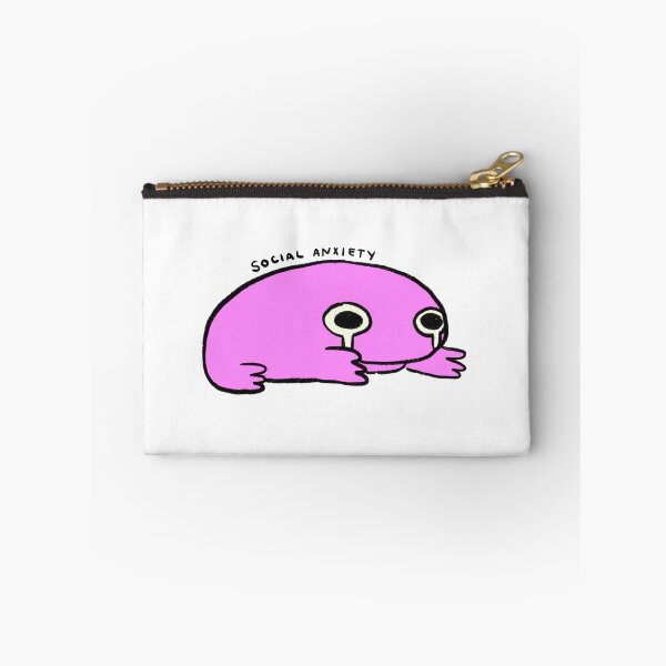 Item preview, Social Anxiety | Neon Pink Frog  designed and sold by iristocat.