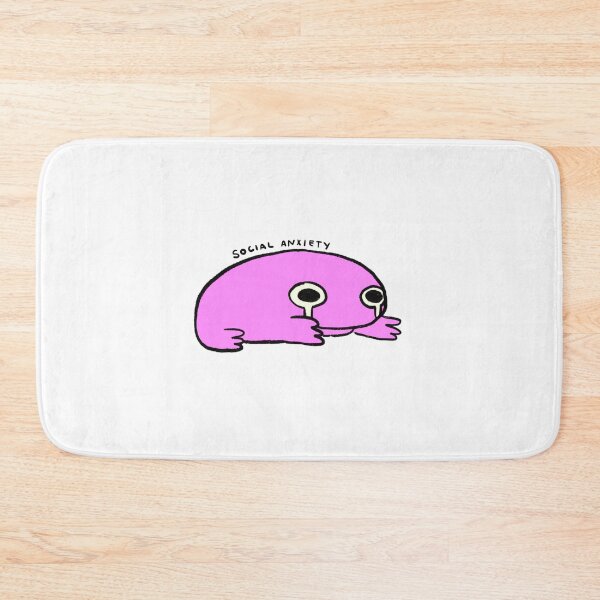 Item preview, Social Anxiety | Neon Pink Frog  designed and sold by iristocat.