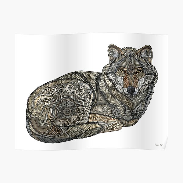 Norse Wolf Poster