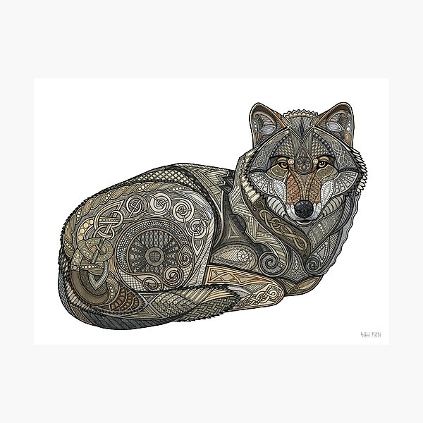 Norse Wolf Photographic Print