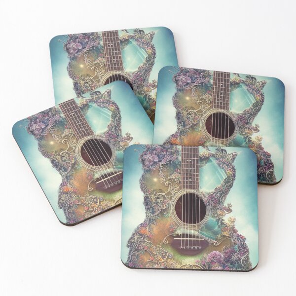 Item preview, Floral Fantasy Guitar designed and sold by MixinMadness.