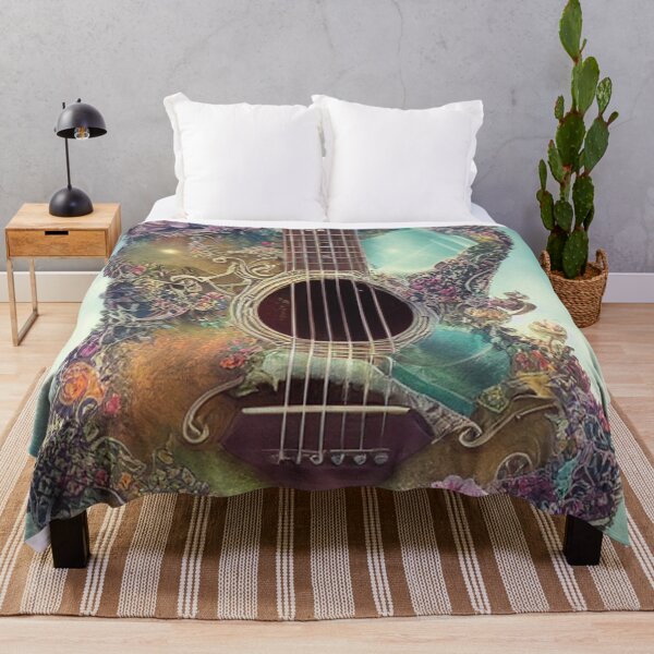 Item preview, Floral Fantasy Guitar designed and sold by MixinMadness.
