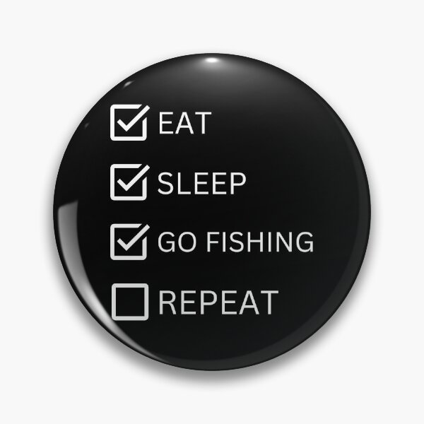Item preview, Comer, dormir, pescar, repetir | me encanta pescar | amante de la pesca designed and sold by BlessedConcepts.