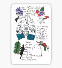 Sorority Noise Flash Lyrics Sticker