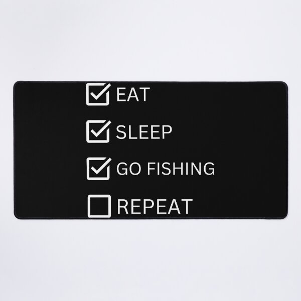 Item preview, Eat, sleep, go fishing, repeat | I love fishing | Fishing lover designed and sold by BlessedConcepts.