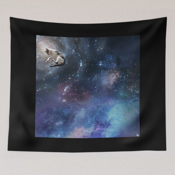 Item preview, Cosmic Kitten Flying Through Space designed and sold by It's On Backwards.