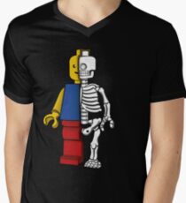 "Lego anatomy" Men's V-Neck T-Shirt