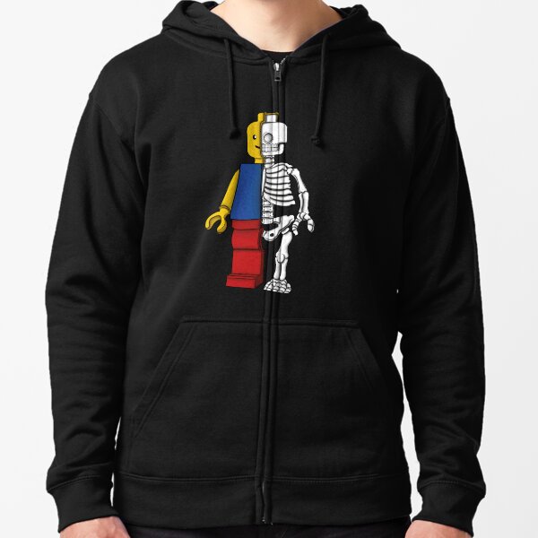 "Lego anatomy" Zipped Hoodie