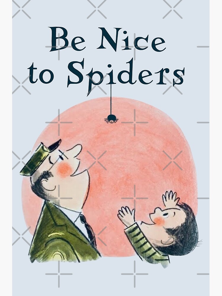 Printable American Spiders tab vintage natural history illustration poster