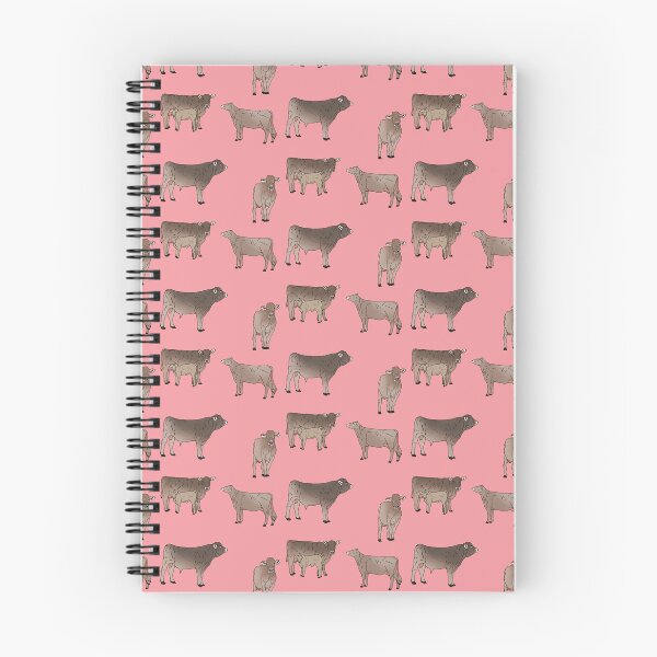 Item preview, Patrón de vacas suizas marrones rosa designed and sold by Ashley Gagnon.