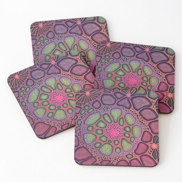 Item preview, Floral cell structures (6/11) designed and sold by sabantha.