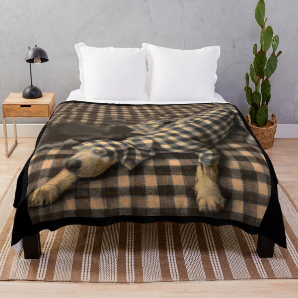 Item preview, Plaid Dog in style of Michelangelo (AI Generated Art, AI gone wrong) designed and sold by Cowboy Folly.
