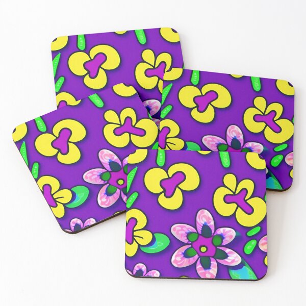 Item preview, Purple and Yellow Flower Design designed and sold by bandjdesigns.