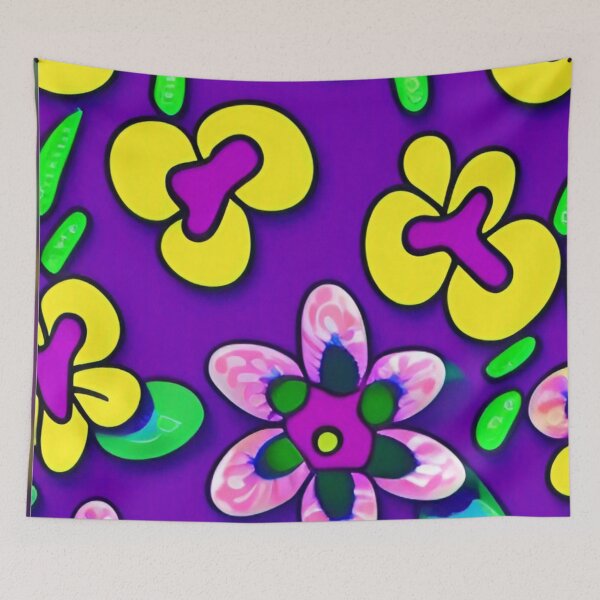 Item preview, Purple and Yellow Flower Design designed and sold by bandjdesigns.