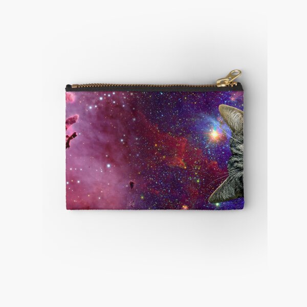 Item preview, Cosmic Kitten in Space Peeking designed and sold by It's On Backwards.