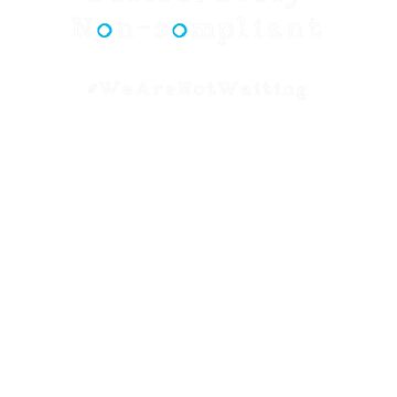 Artwork thumbnail, Deliberately non-compliant (white text) by David Burren