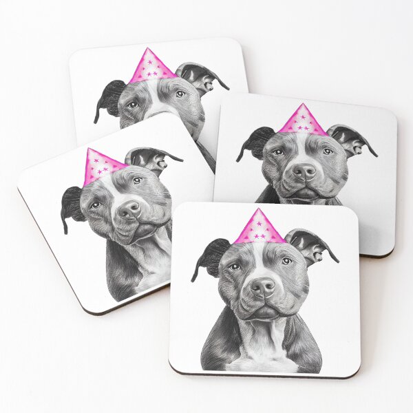 Item preview, Pitbull With Pink Party That designed and sold by gregblomberg.