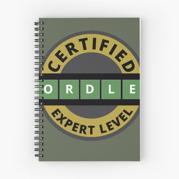 Item preview, Certified Wordler Expert Level - Wordle designed and sold by Tatzki-Design.