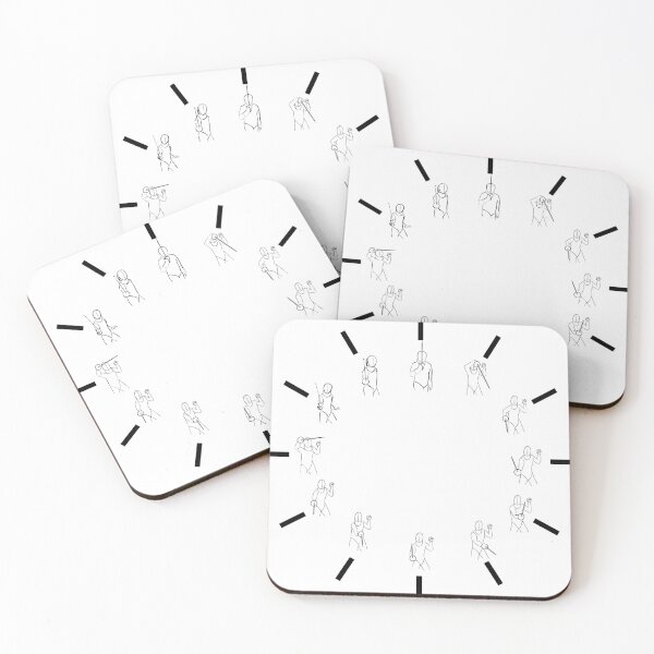Item preview, Parry chart clockface designed and sold by HazeDogArt.