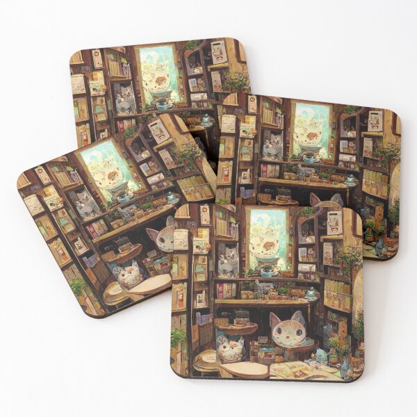 Item preview, Cozy Cat Cafe designed and sold by rudekitten.
