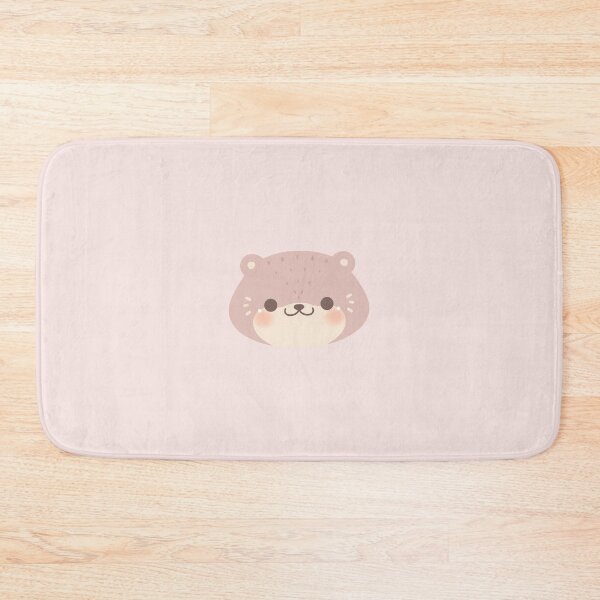 Item preview, Smiling cute kawaii otter face designed and sold by Kawaiinessy.