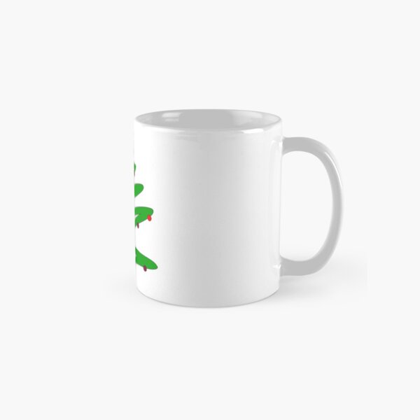 Green Doodle Christmas Tree Classic Mug