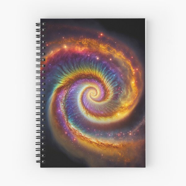 Item preview, Rainbow spiral galaxy - gas nebula designed and sold by CreativeHabbit.