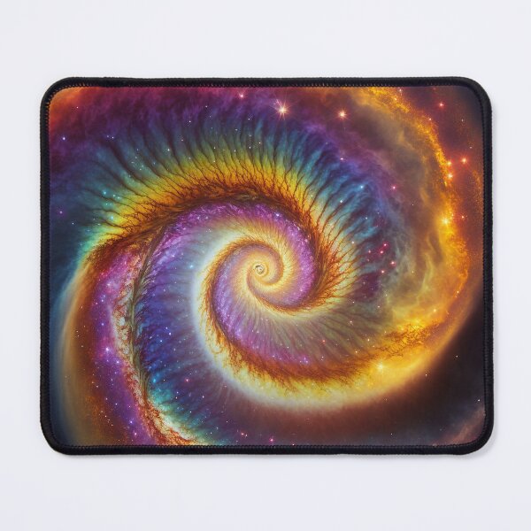 Item preview, Rainbow spiral galaxy - gas nebula designed and sold by CreativeHabbit.