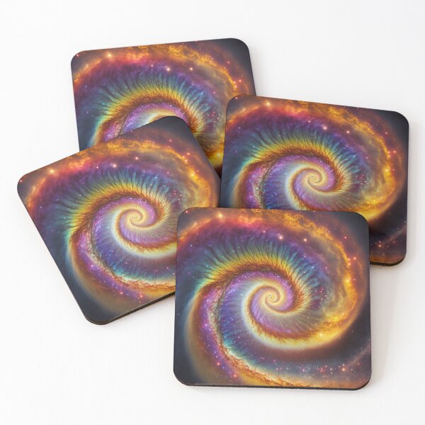 Item preview, Rainbow spiral galaxy - gas nebula designed and sold by CreativeHabbit.