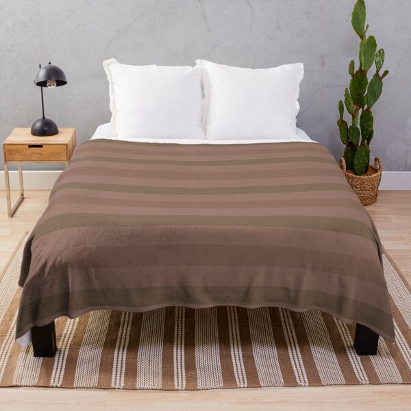 Item preview, Shades of Brown Wide Horizontal Stripe designed and sold by rhombusOnion.