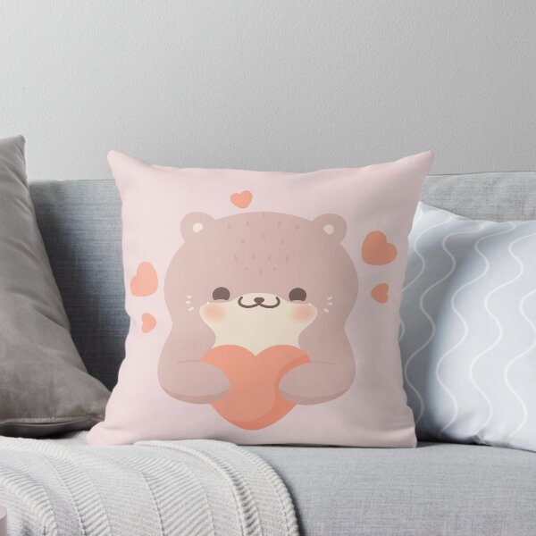 Item preview, Otter Obsession Love hearts valentines designed and sold by Kawaiinessy.