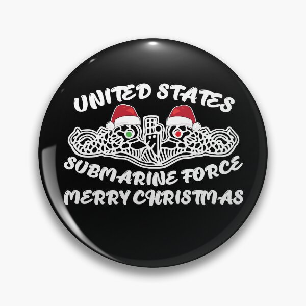 Item preview, United States Submarine Force Dolphins Merry Christmas WHT designed and sold by MadMando.