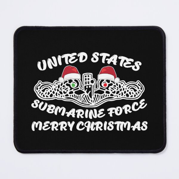 Item preview, United States Submarine Force Dolphins Merry Christmas WHT designed and sold by MadMando.