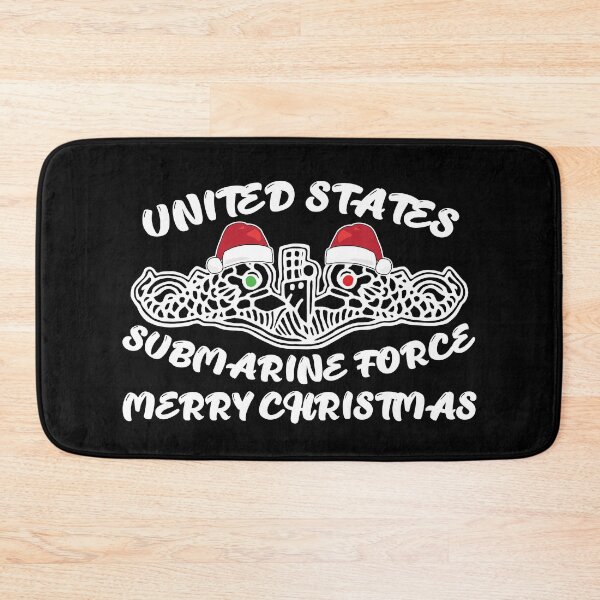 Item preview, United States Submarine Force Dolphins Merry Christmas WHT designed and sold by MadMando.