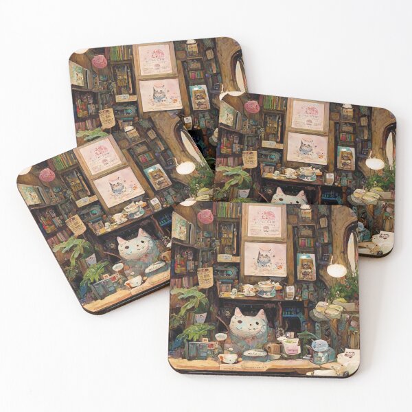 Item preview, Cozy Cat Cafe designed and sold by rudekitten.