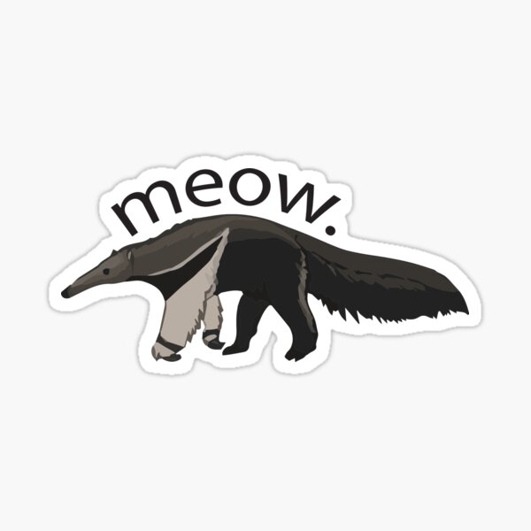 T Pose Anteater Sticker for Sale by AnteaterGuy